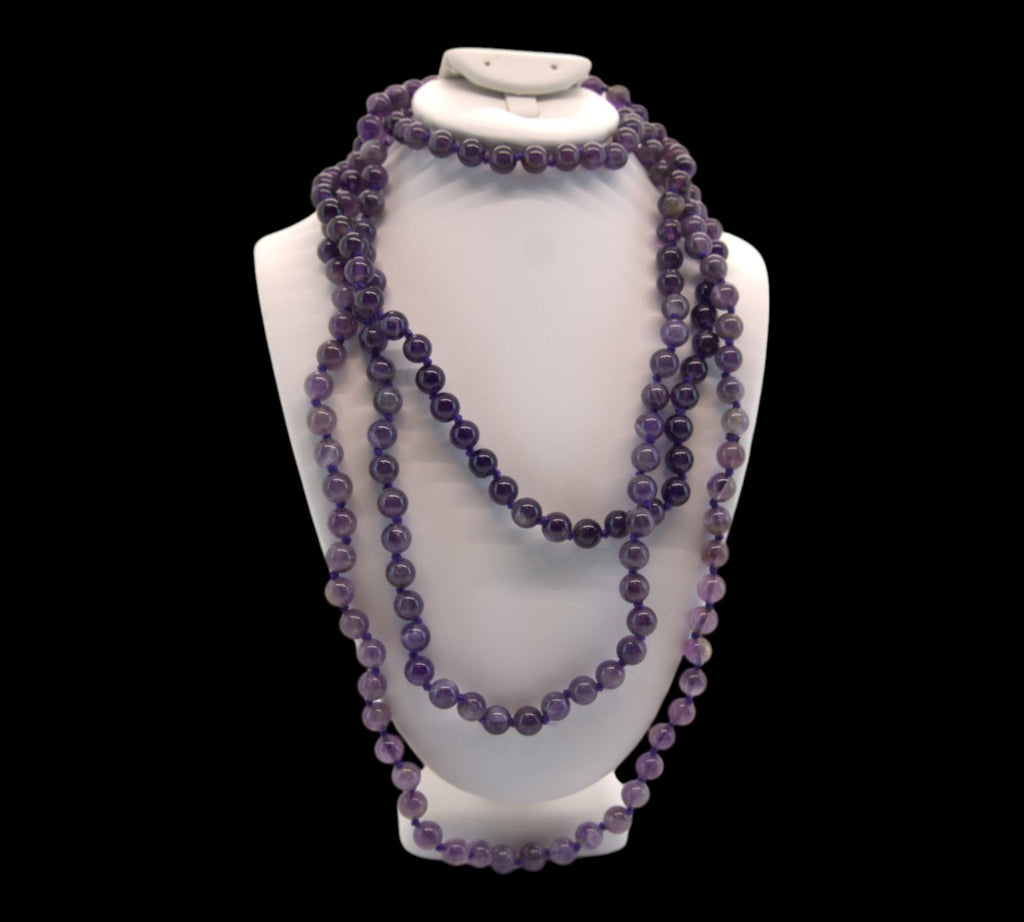 5002 Amethyst Bead Necklace