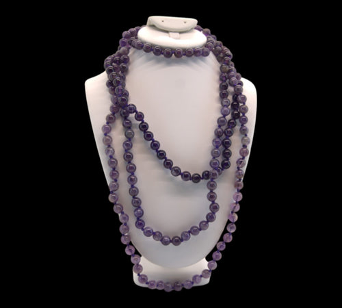 5002 Amethyst Bead Necklace