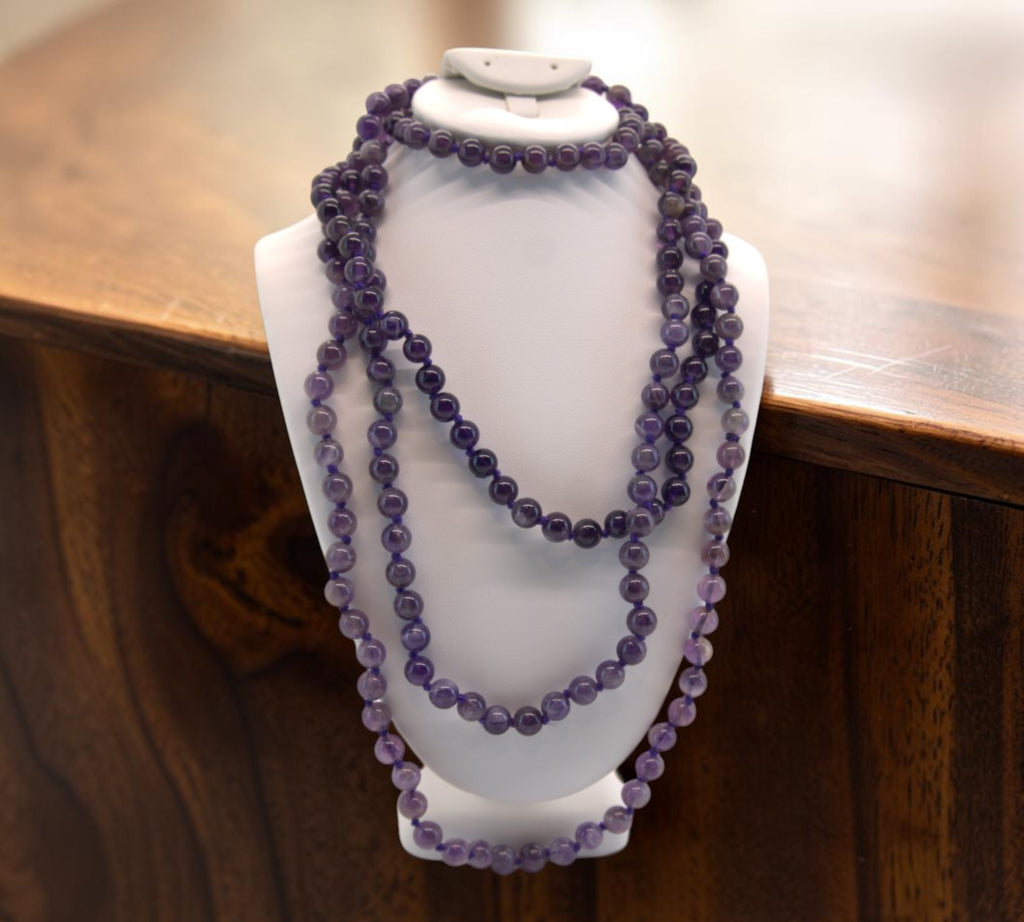 5002 Amethyst Bead Necklace