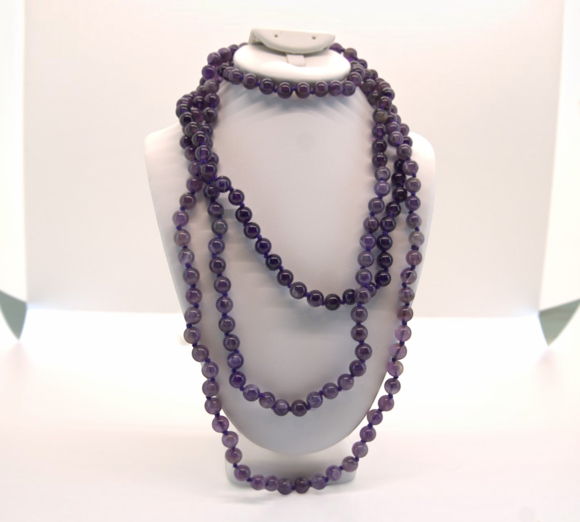 5002 Amethyst Bead Necklace