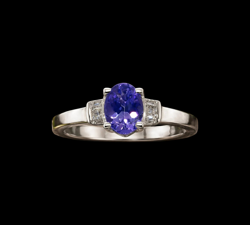 5007 Tanzanite and Diamond Ring