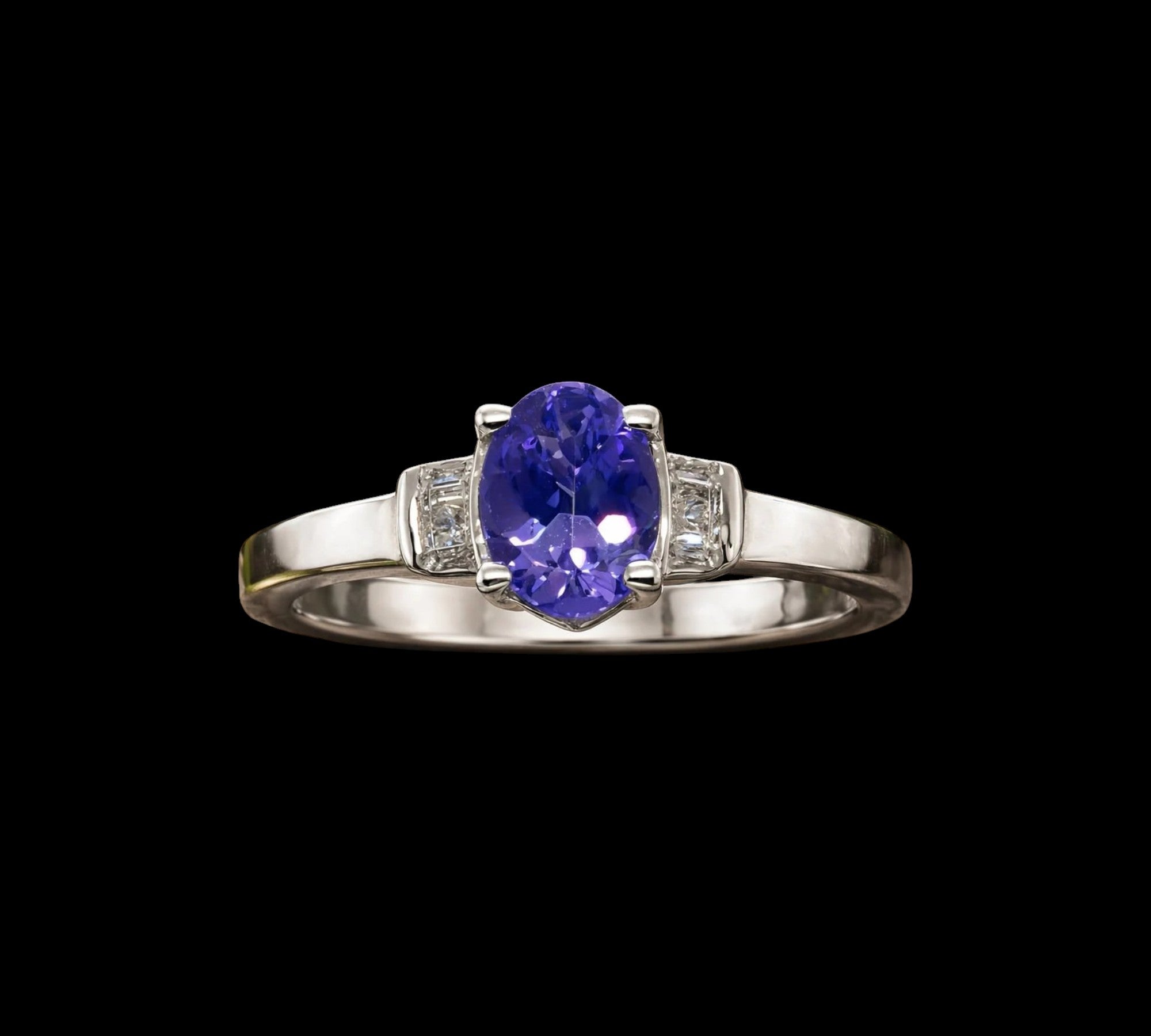 5007 Tanzanite and Diamond Ring