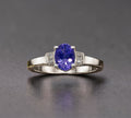 5007 Tanzanite and Diamond Ring