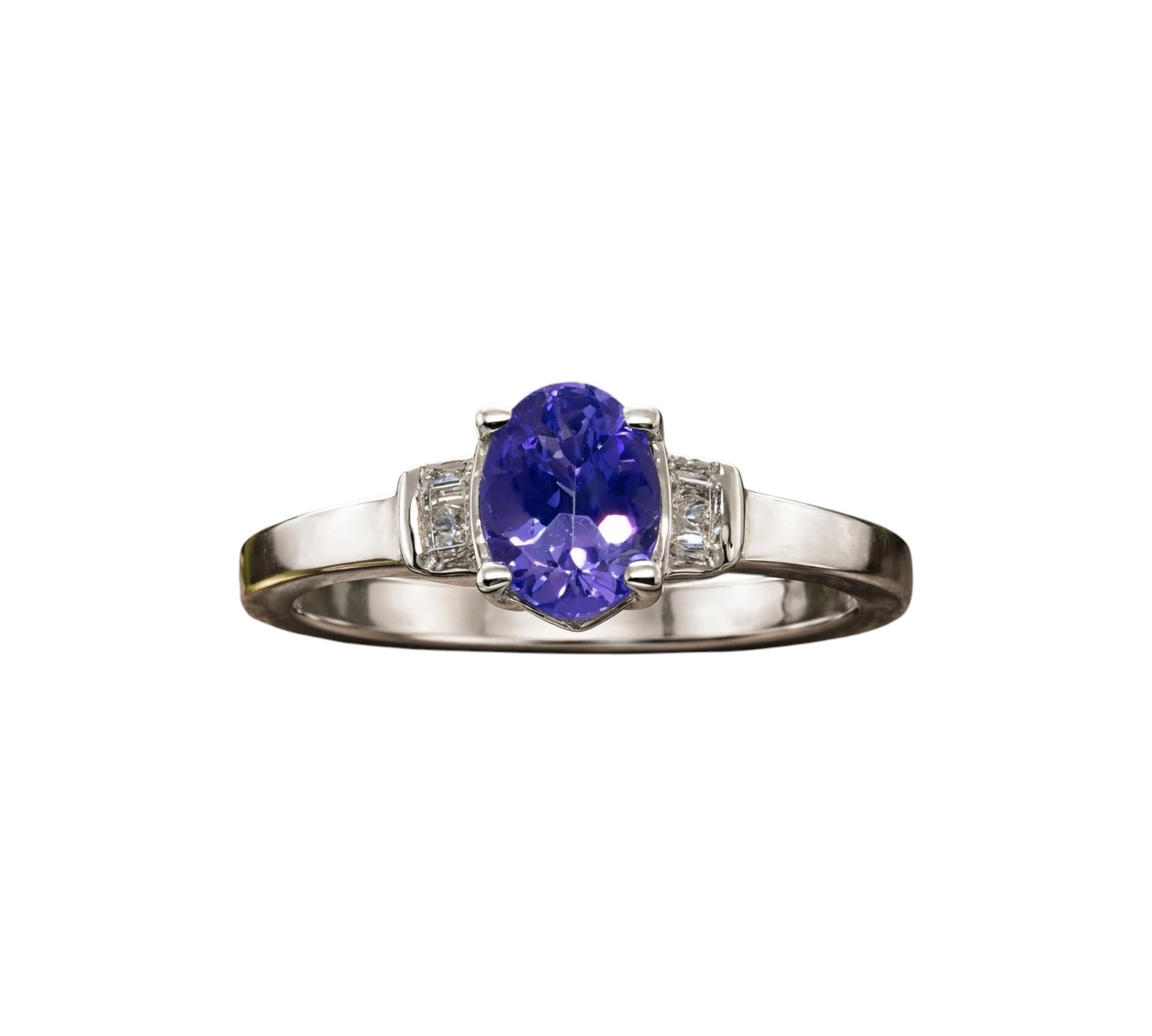 5007 Tanzanite and Diamond Ring