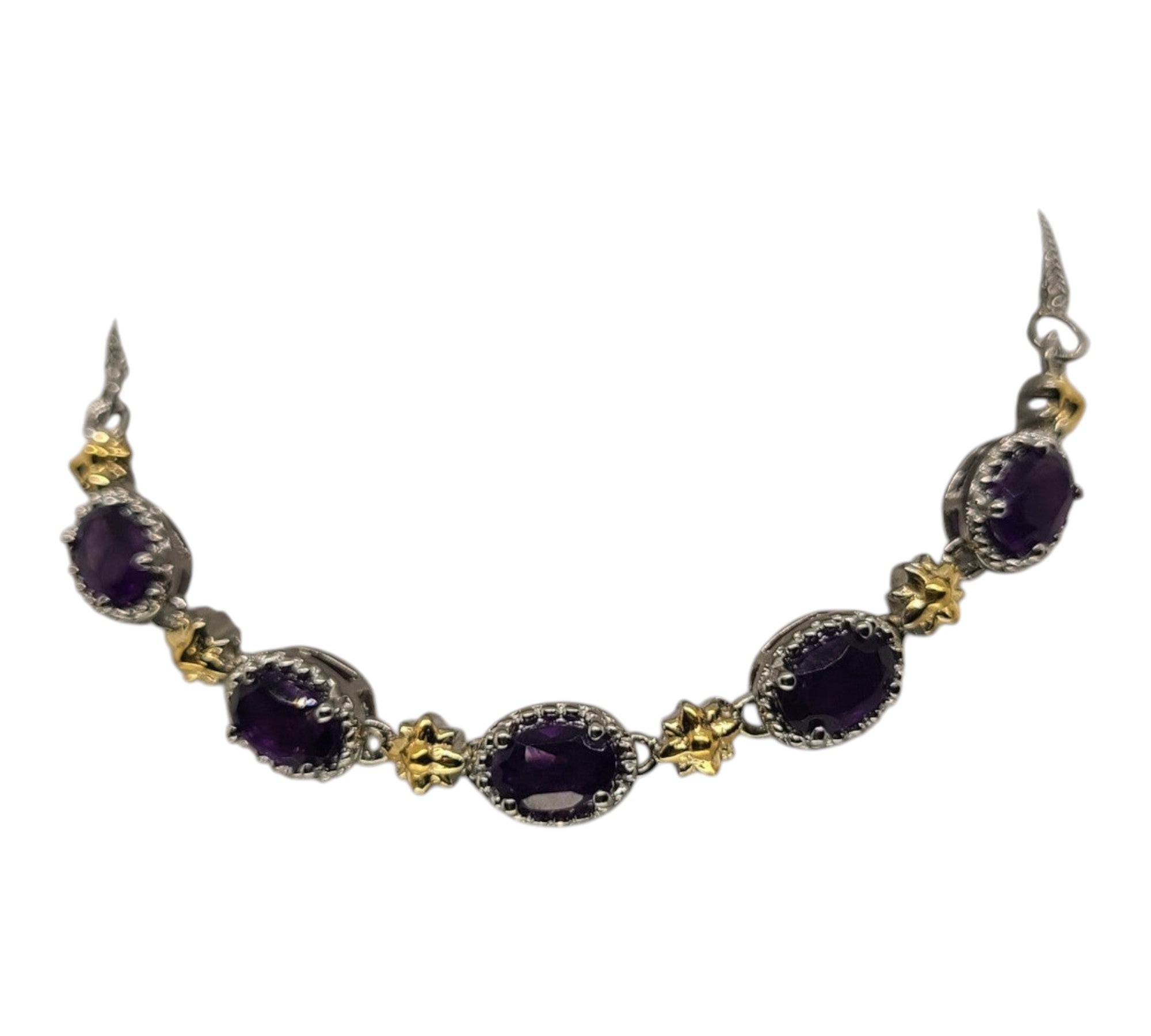 5033 Amethyst Bolo Bracelet