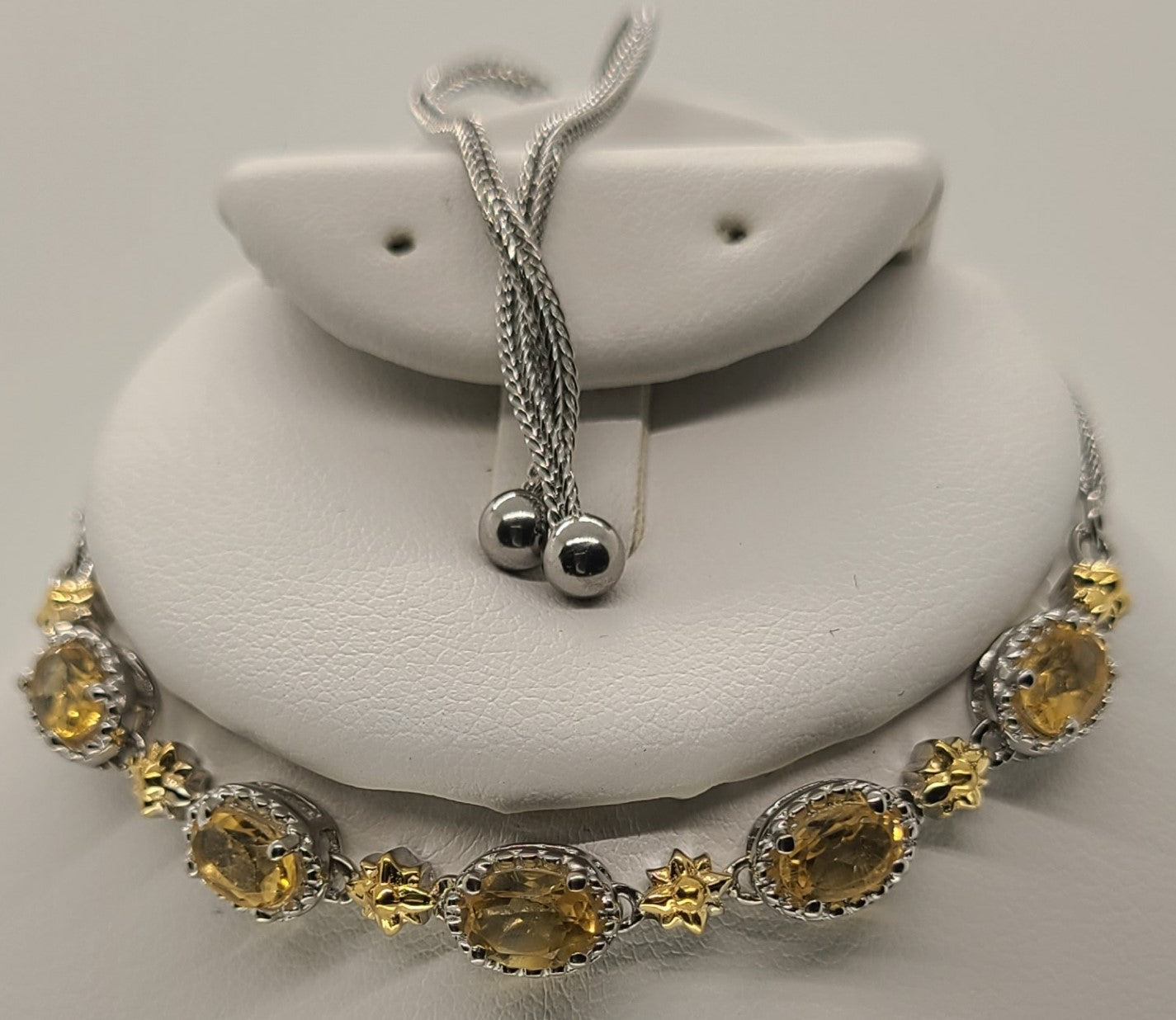 5035 Citrine Bolo Bracelet