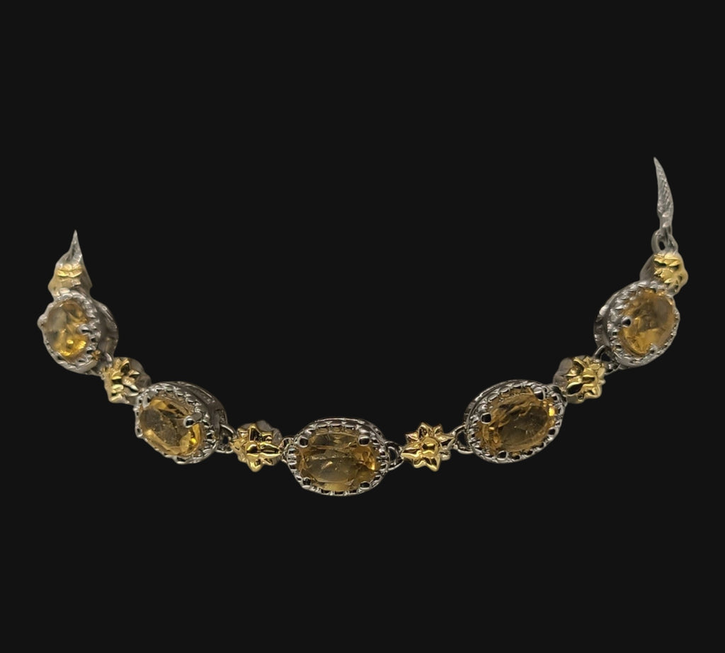 5035 Citrine Bolo Bracelet