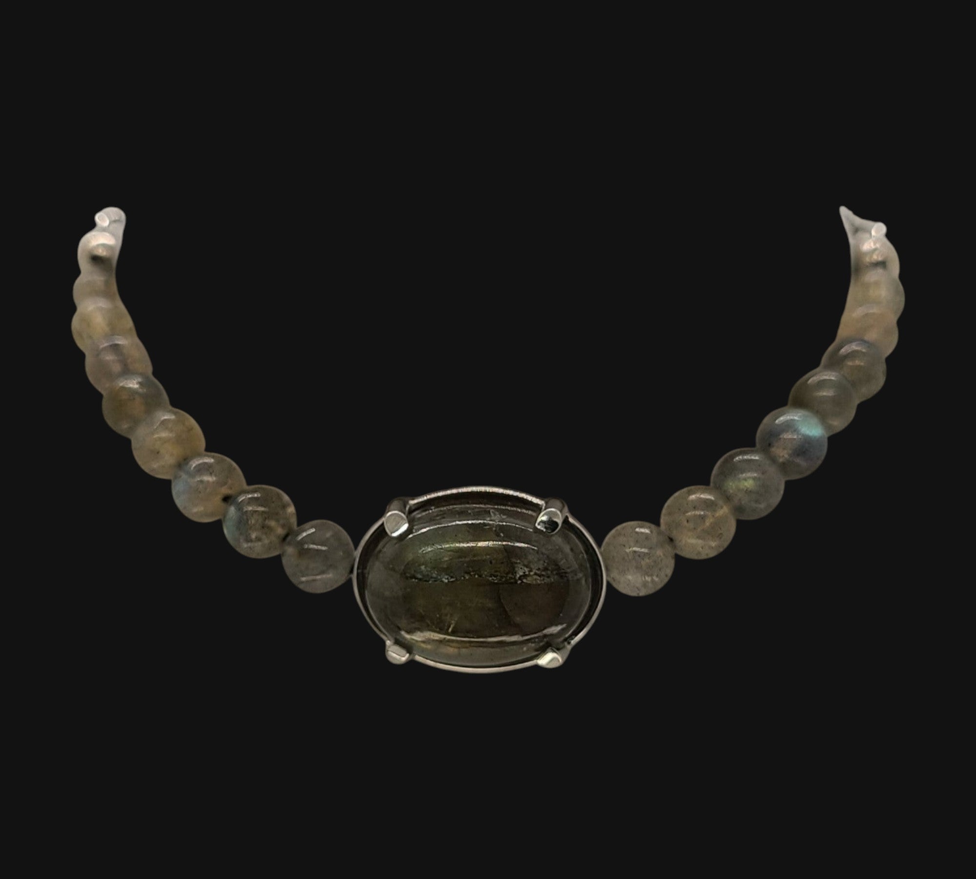 5038 Labradorite Bolo Bracelet