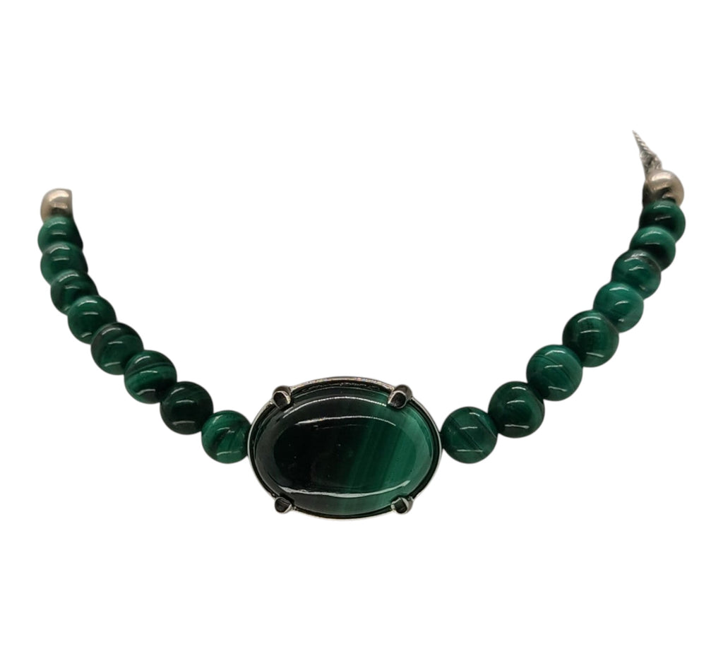 5040 Malachite Bolo Bracelet