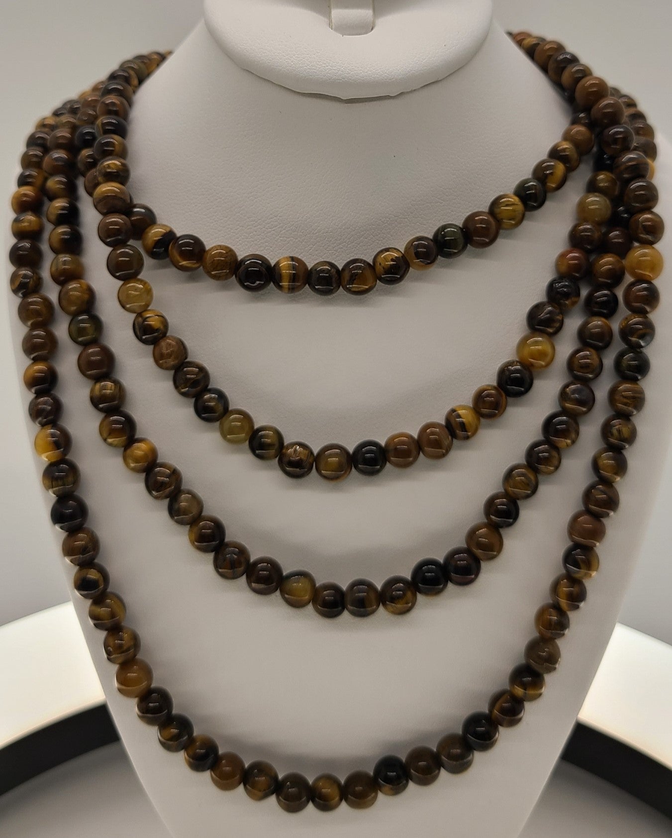 5044 Tiger's Eye Bead Necklace