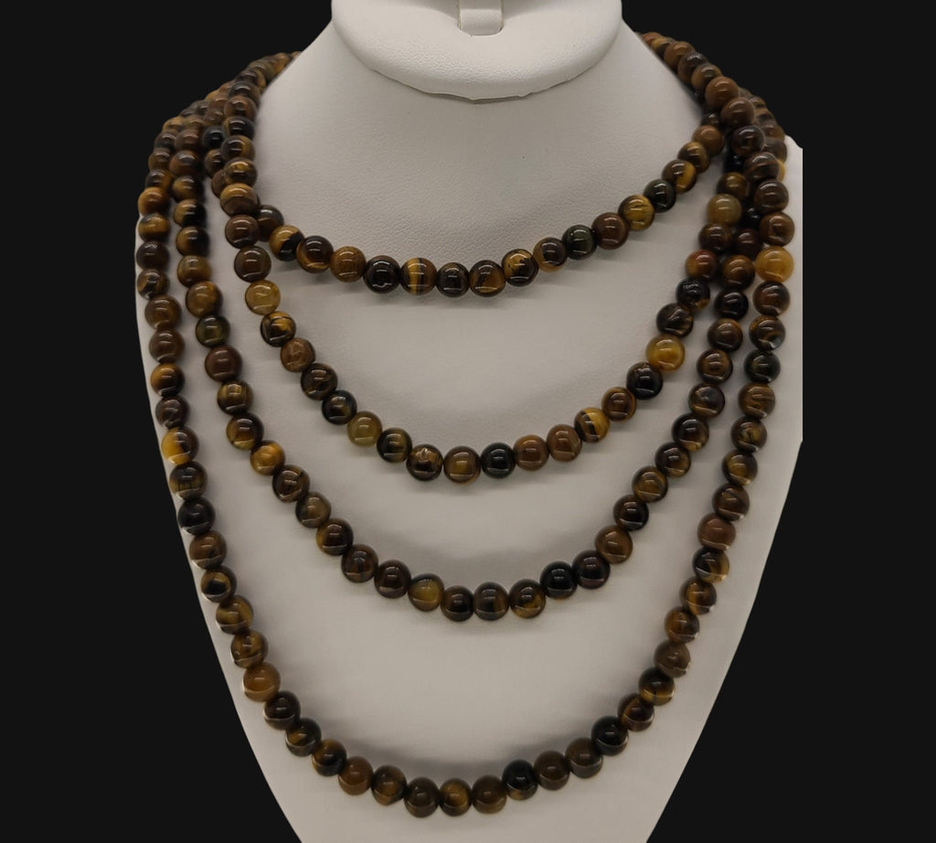 5044 Tiger's Eye Bead Necklace