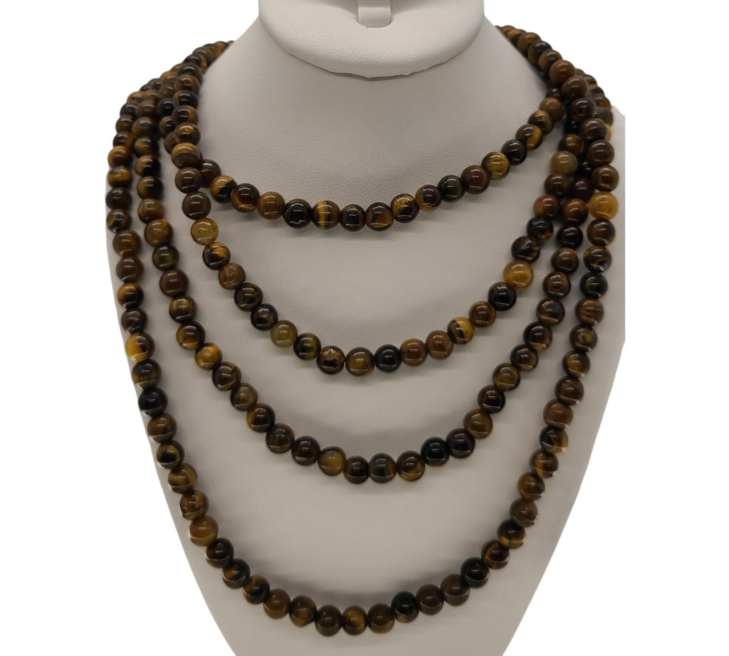 5044 Tiger's Eye Bead Necklace