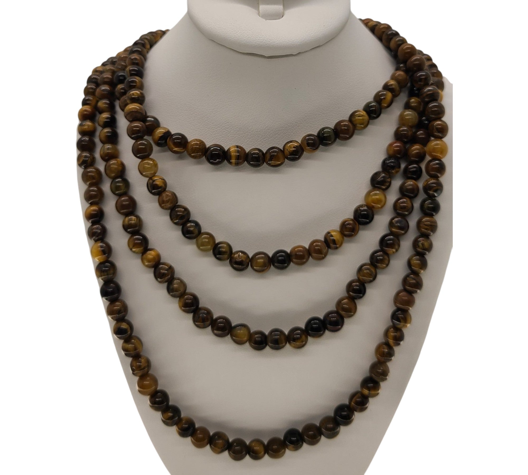 5044 Tiger's Eye Bead Necklace