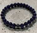 5045 Lapis Lazuli and Hematite Stretch Bracelet