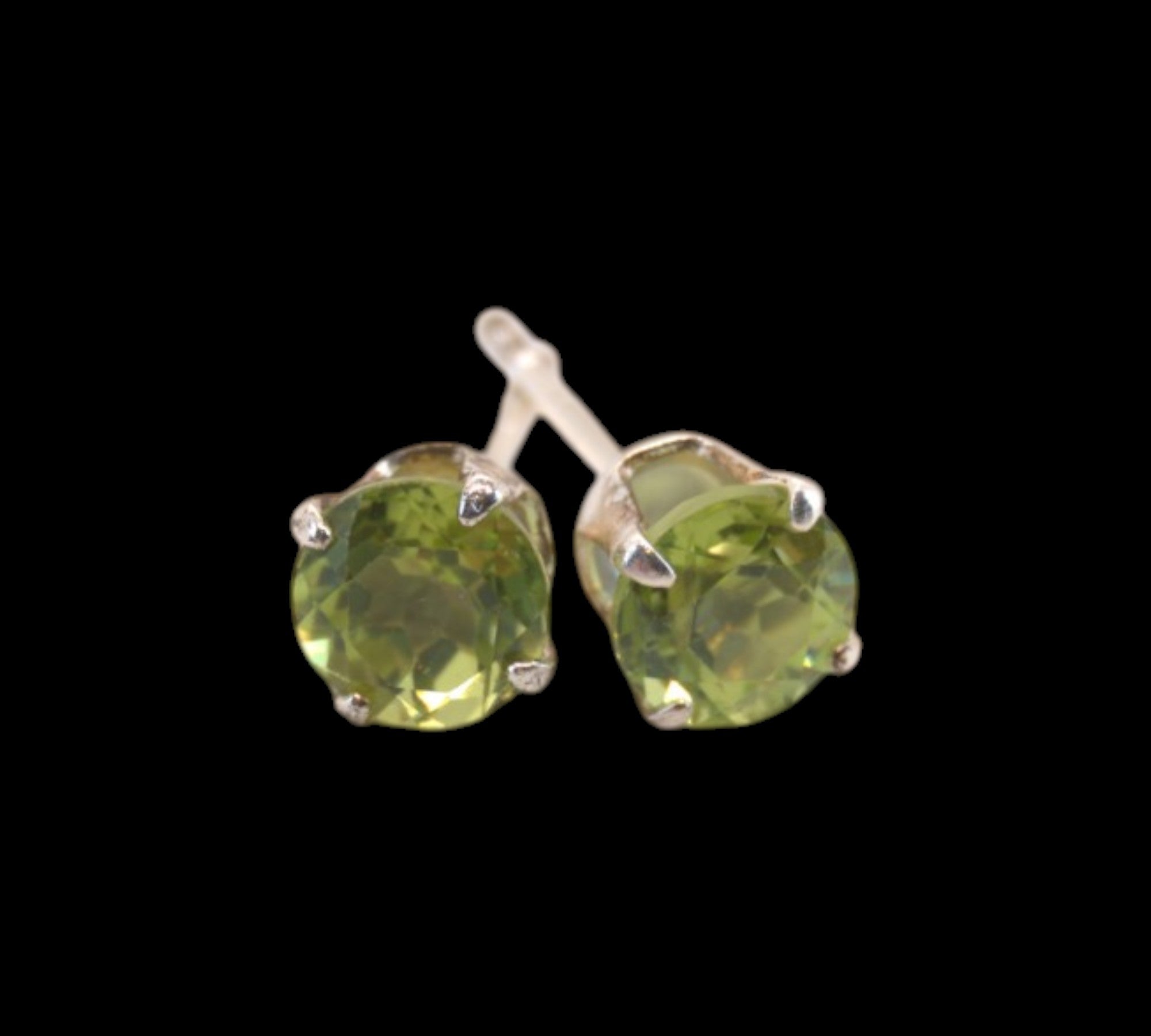 5051 Peridot Stud Earrings