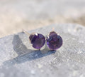 5053 Amethyst Stud Earrings