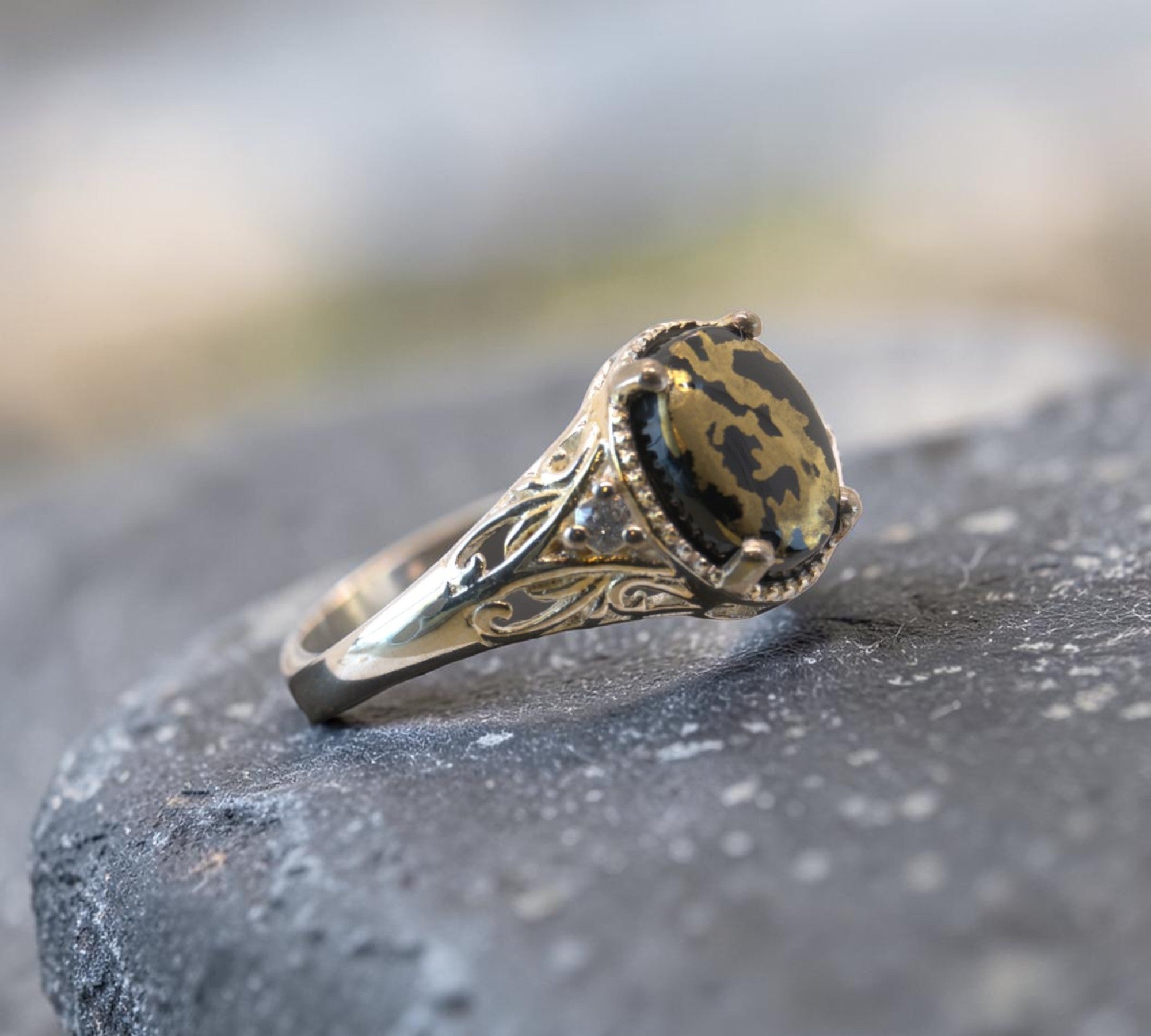 5058 Goldenite Ring