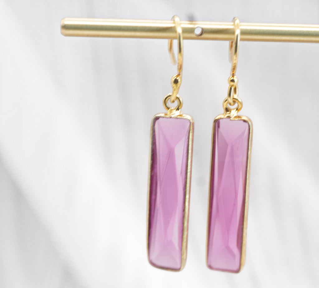 5063 Pink Quartz Earrings