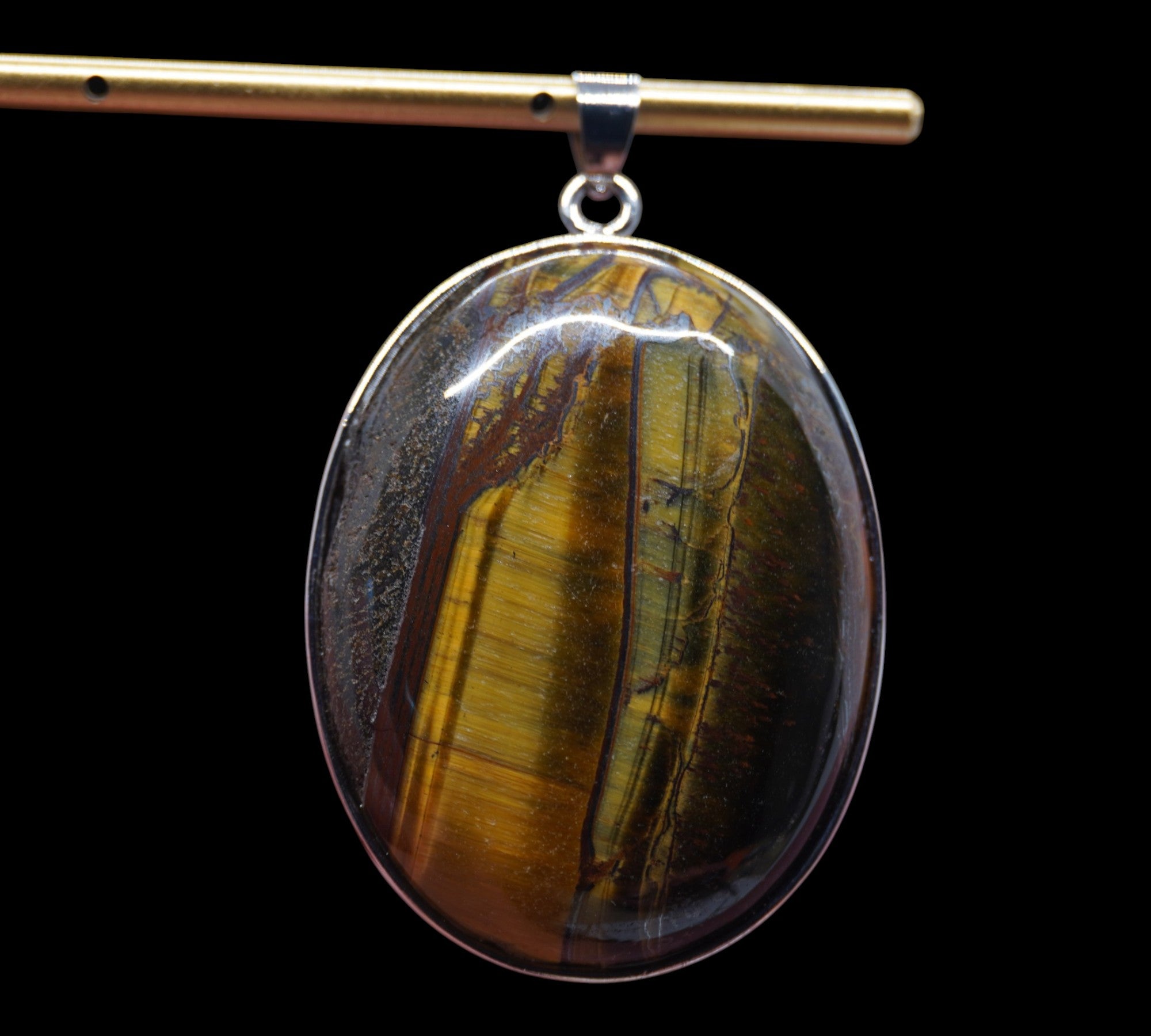 5073 Yellow Tiger's Eye Pendant
