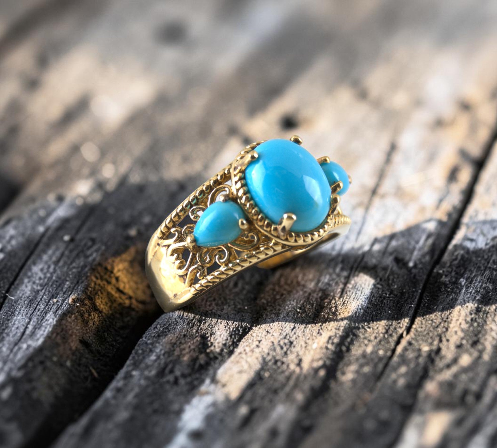 5084 Sleeping Beauty Turquoise Ring