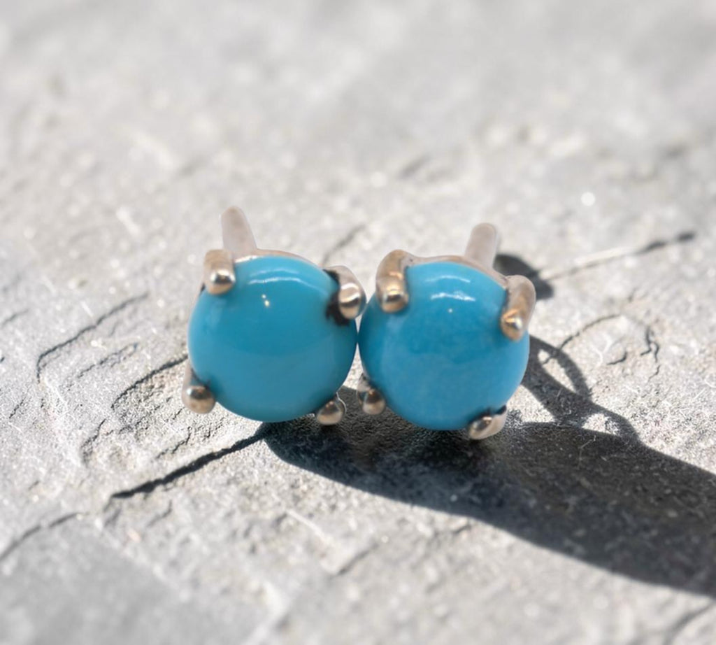 5085 Sleeping Beauty Turquoise Stud Earrings
