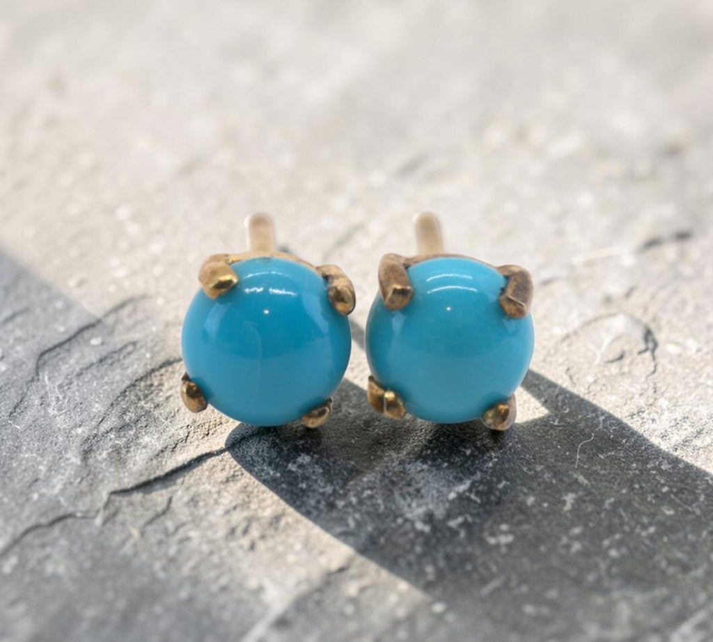 5086 Sleeping Beauty Turquoise Stud Earrings