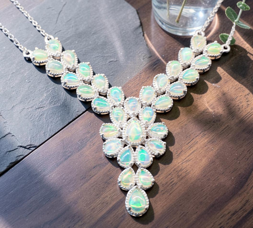 5087 Welo Opal "Y" Necklace