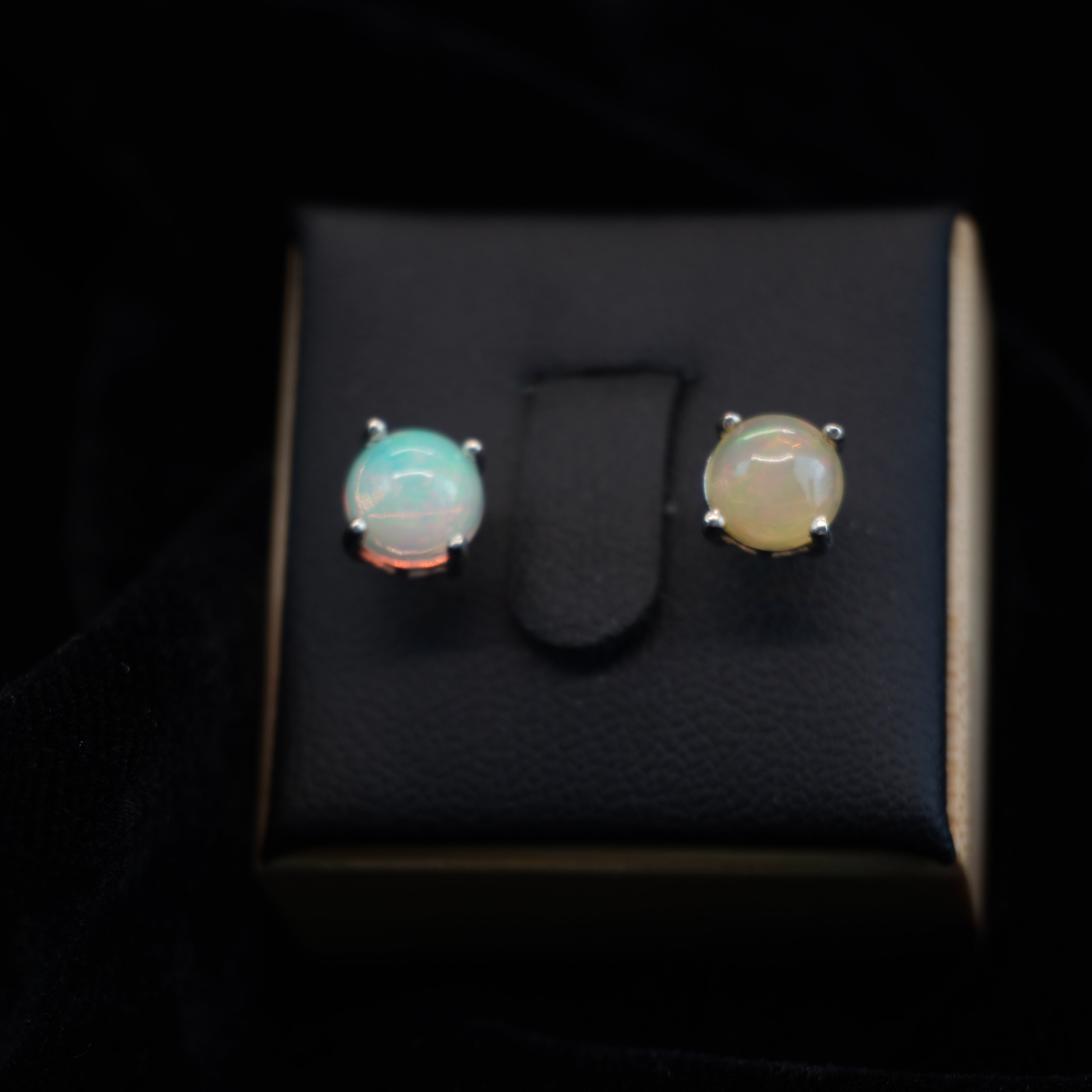 5090 Welo Opal Stud Earrings
