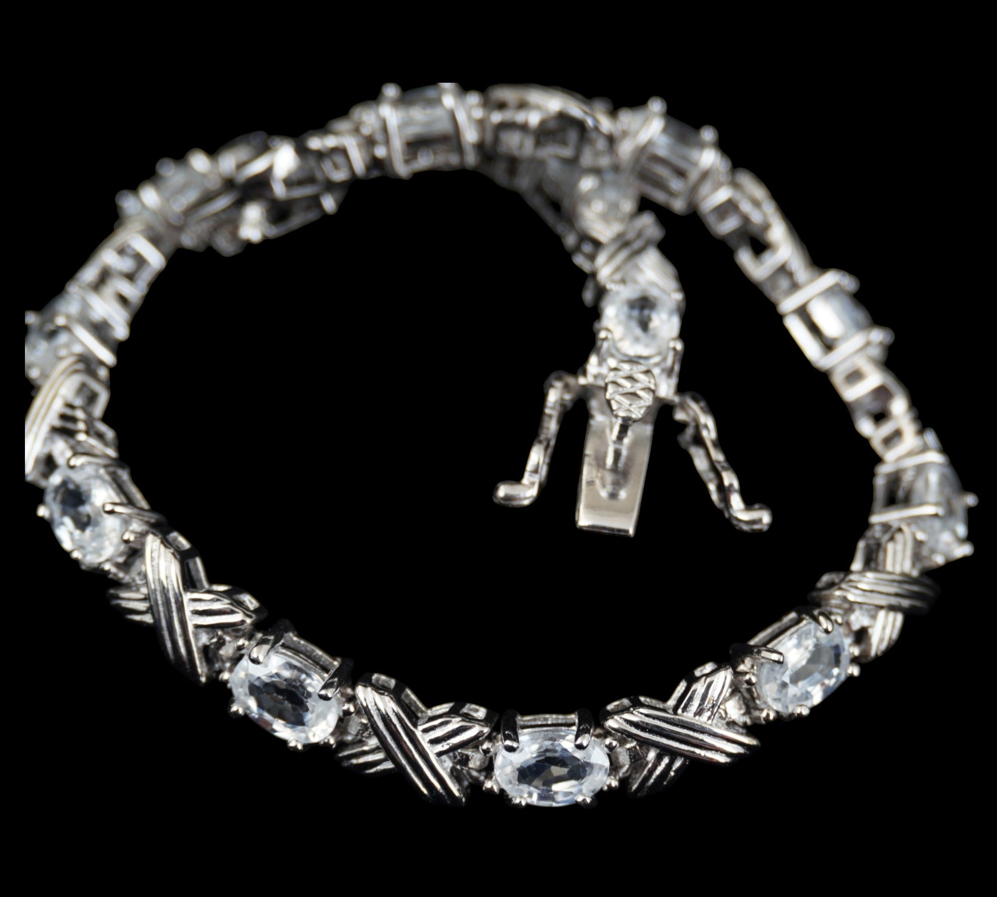 5093 White Zircon Bracelet