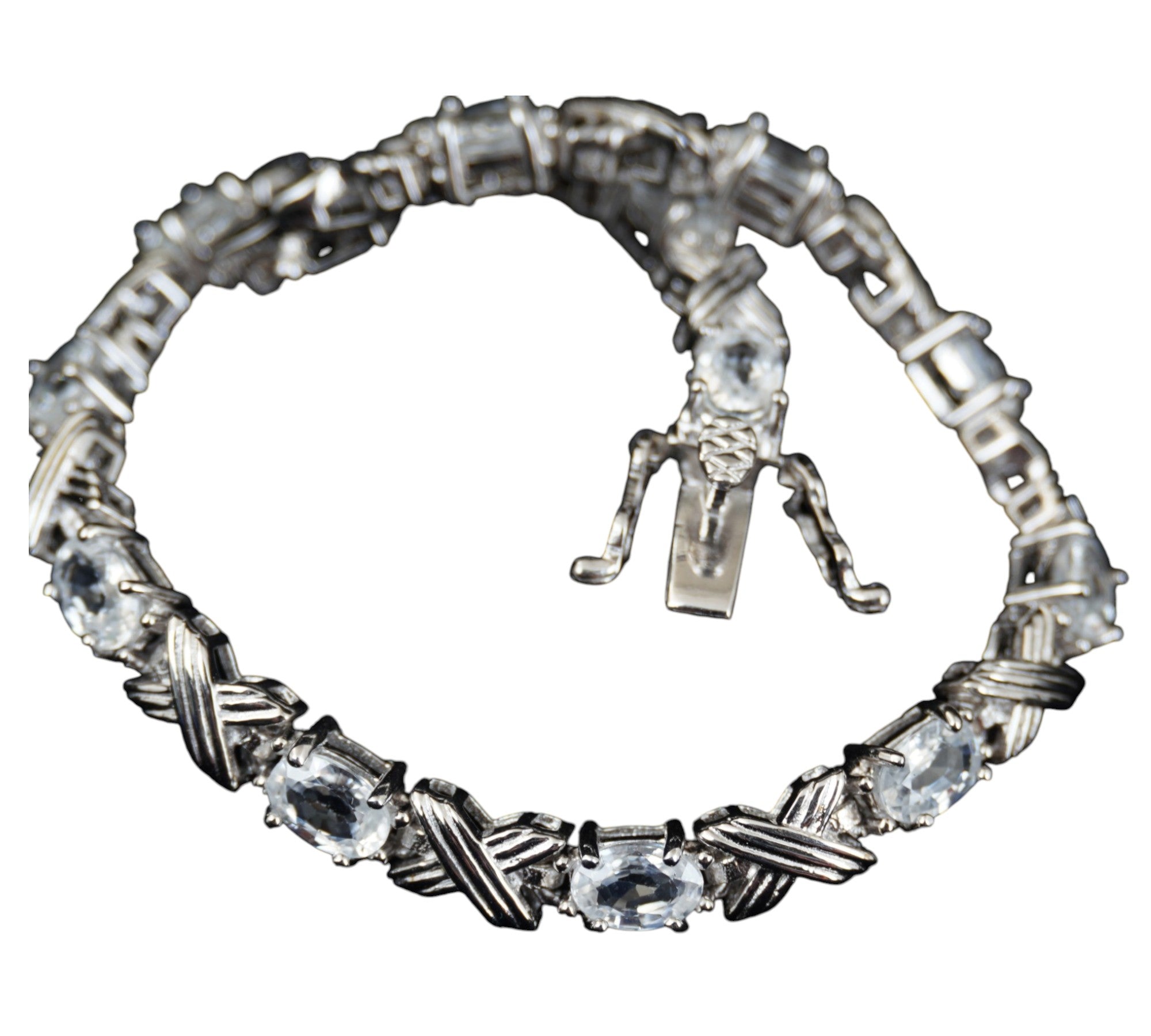 5093 White Zircon Bracelet