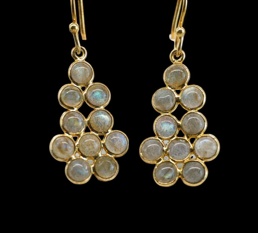 5097 Labradorite Dangle Earrings