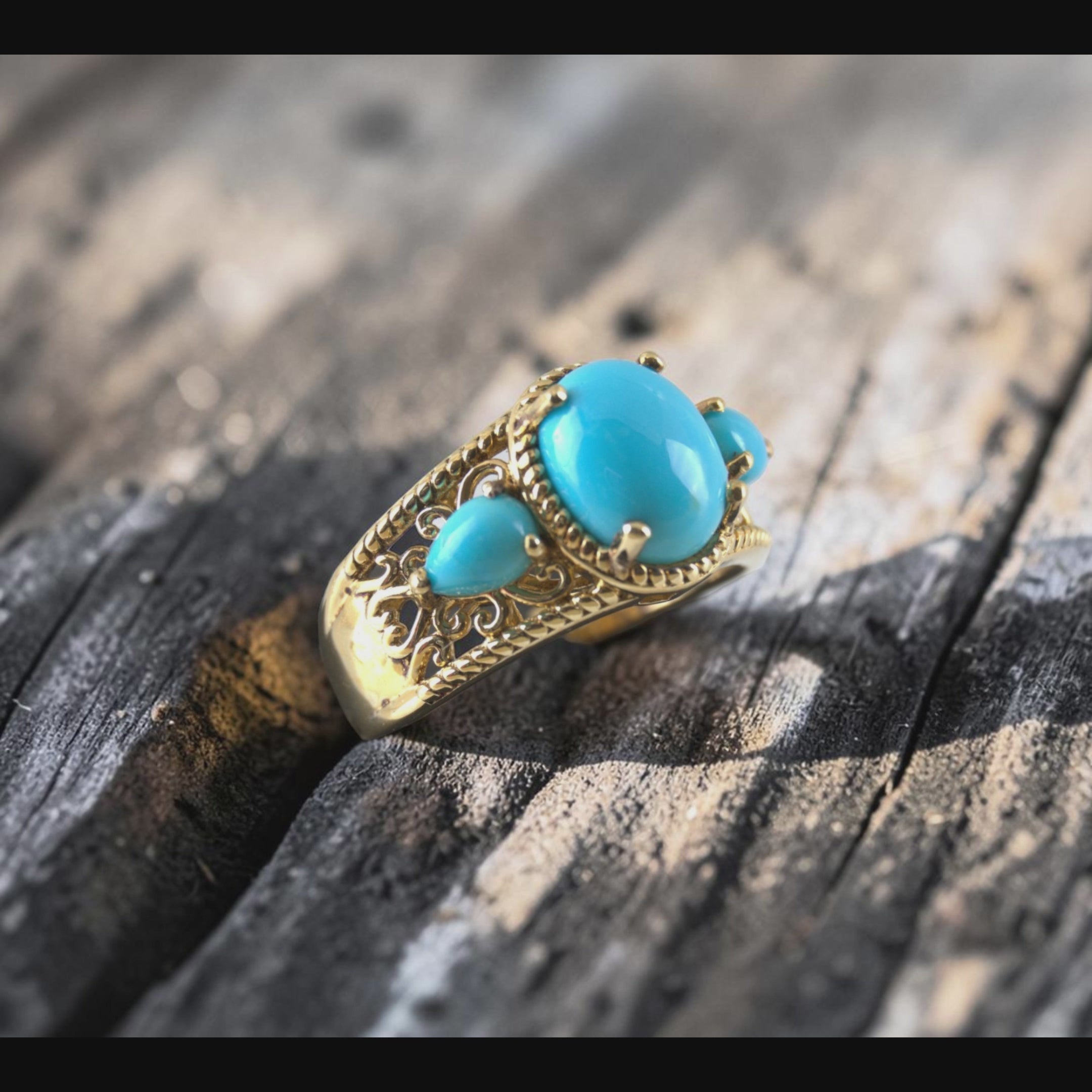 5084 Sleeping Beauty Turquoise Ring