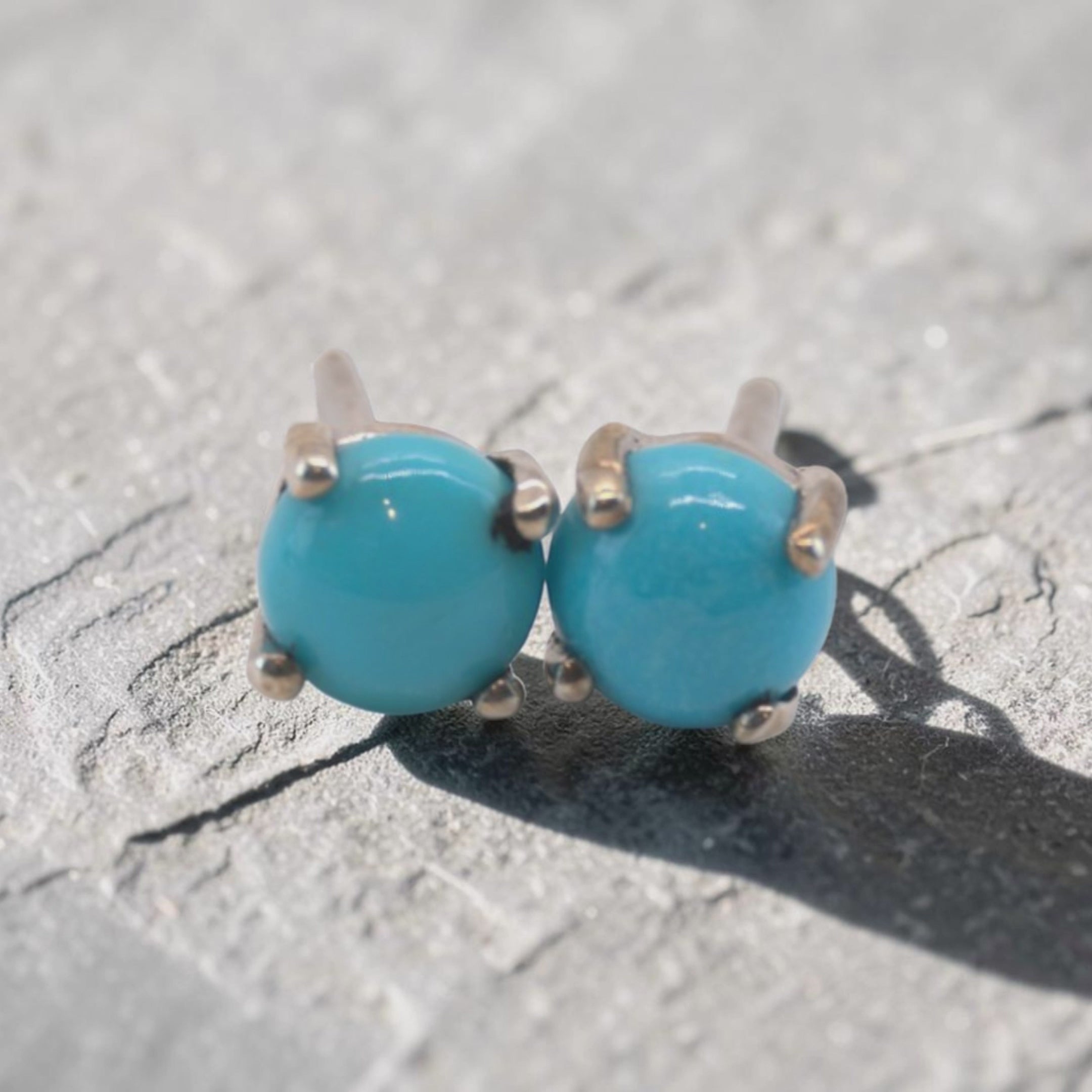 5085 Sleeping Beauty Turquoise Stud Earrings